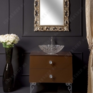 Смеситель для раковины Boheme Crystal 282-CRST Gold