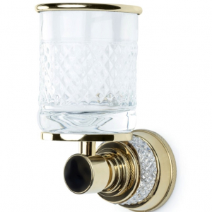 Стакан настенный Boheme AURA 10244-G Золото