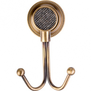 Крючок двойной Boheme Royale Cristal 10926-BR Bronze
