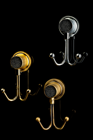 Крючок двойной Boheme Royale Cristal 10926-BR Bronze