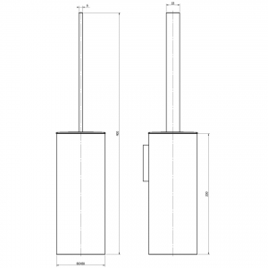 Ершик Langberger Vico 11372B Хром