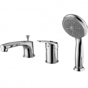 Смеситель на борт ванны Lemark Luna LM4145C Chrome