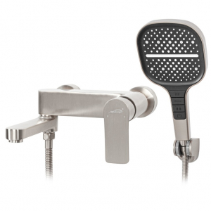 Смеситель для ванны Hansberge H4010NK Никель
