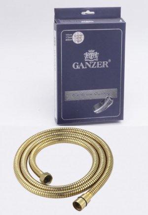 Шланг для душа GANZER GZ60100E Золото 100 см