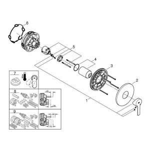 Смеситель для душа GROHE Lineare New 24063001 Хром