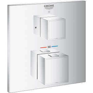 Внешняя часть термостатического смесителя для душа GROHE Grohtherm Cube 24153000 Хром