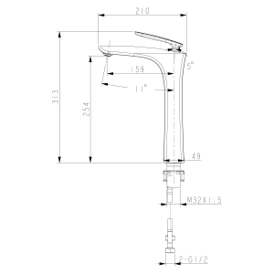 Cмеситель для раковины Lemark Bellario LM6809C Chrome