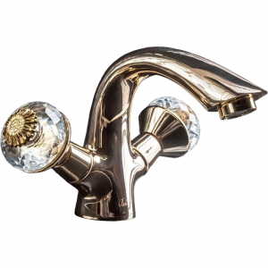 Смеситель для раковины Boheme Flora 291-FL Gold