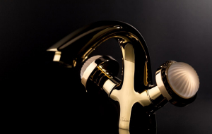 Смеситель для раковины Boheme Satine 291-ST Gold
