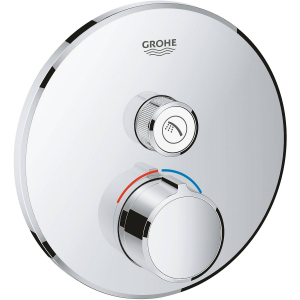 Внешняя часть смесителя GROHE Grohtherm SmartControl 29144000 Хром