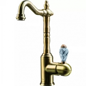 Смеситель для раковины Boheme Crystal 302-CRST Bronze