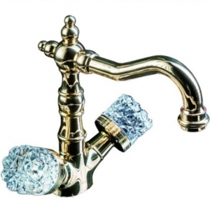 Смеситель для раковины Boheme Crystal 312-CRST Bronze
