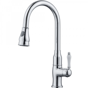Смеситель с выдвижным изливом Kaiser Vincent 31344 Chrome