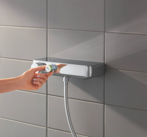 Термостатический смеситель для душа GROHE Grohtherm SmartControl и душевой гарнитур Euphoria 34721000 Хром