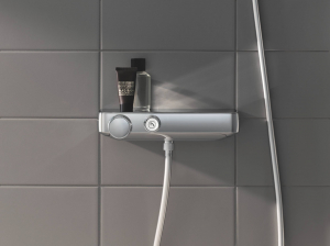 Термостатический смеситель для душа GROHE Grohtherm SmartControl и душевой гарнитур Euphoria 34721000 Хром