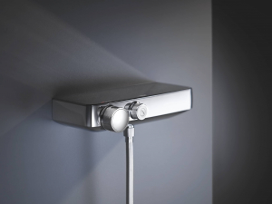 Термостатический смеситель для душа GROHE Grohtherm SmartControl и душевой гарнитур Euphoria 34721000 Хром