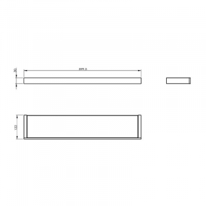 Полка Langberger Accessories 36051A Хром