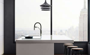 Cмеситель для кухни Lemark Bronx LM3761GM Графит/черный