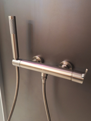Смеситель для душа AltroBagno Unione 030604 GM Оружейная сталь