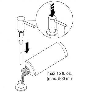 Дозатор жидкого мыла GROHE Cosmopolitan 40535000 Хром