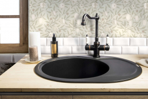 Кухонная мойка Omoikiri Manmaru 62-BL 4993355 Черный