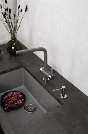 Кухонная мойка Omoikiri Tedori 66-U-GR 4993541 Leningrad Grey