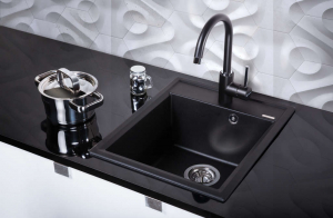 Кухонная мойка Omoikiri Daisen 42-BL 4993606 Черный