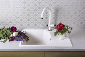 Смеситель для кухни Omoikiri Yamada-WH 4994227 Белый