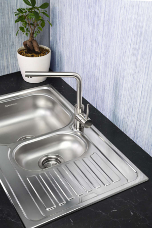 Смеситель для кухни Omoikiri Nakagawa-BN 4994319 Нержавеющая сталь