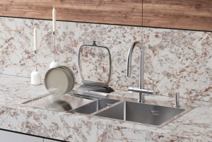 Смеситель под фильтр с вытяжным шлангом Omoikiri Akita-S-C 4994330 Хром