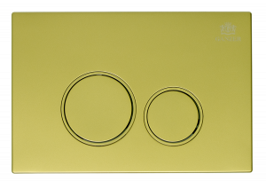 Клавиша для инсталляции GANZER GZ2751-D Золото матовое