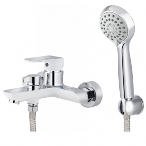 Смеситель для ванны Kaiser Glory 69122 White-Chrome
