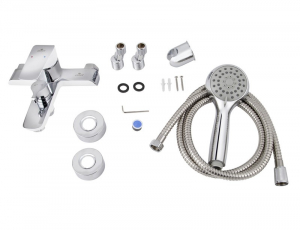 Смеситель для ванны Kaiser Glory 69122 White-Chrome