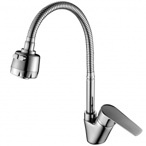 Смеситель с гибким изливом Rossinka S35-26 Хром