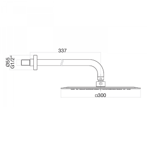 Тропический душ Webert Comfort AC0842010 Золото