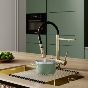 Cмеситель для кухни Iddis Ace ACEMGFFi05 Золото матовое