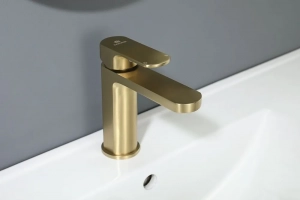 Cмеситель для раковины GANZER GZ06111-S Золото матовое