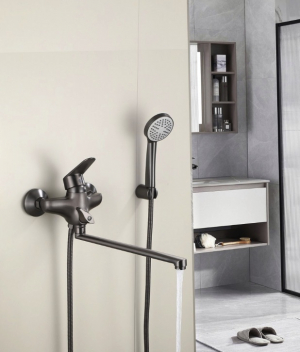 Cмеситель для ванны HANSEN H22023-P Графит