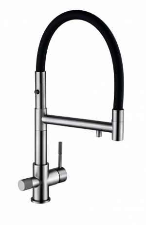 Cмеситель для кухни под фильтр HANSEN HL15090-P Графит
