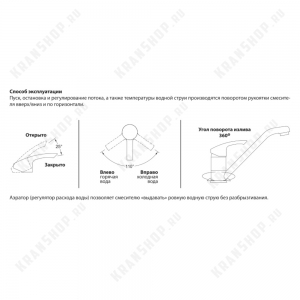 Смеситель для кухни Lemark Plus Advance LM1204C Chrome