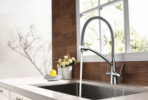 Cмеситель для кухни под фильтр Lemark Comfort LM3071C Gray