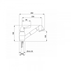 Смеситель с выдвижным изливом Migliore Maya ML.CUC-8995.CR