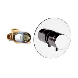 Смеситель для душа встраиваемый Remer Minimal Thermo NT30 Хром