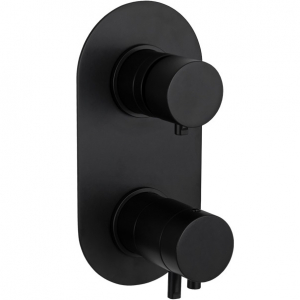 Смеситель для душа встраиваемый Remer Minimal Thermo NT92NO Черный