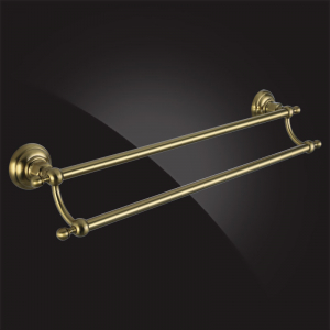 Полотенцедержатель двойной Elghansa Praktic PRK-225 Bronze