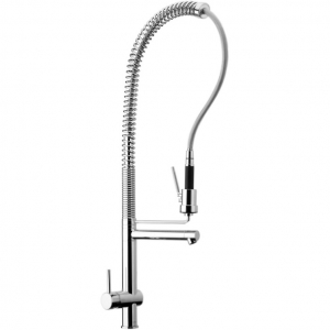 Смеситель для кухни профессиональный Webert Kitchen Springy SN921402015 Хром