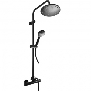 Душевая система Rav Slezak Termostatic TRM81.5/3CMAT черный матовый