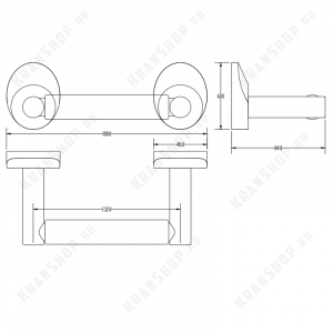 Бумагодержатель Elghansa Worringen WRG-350 Chrome