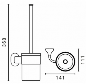 Ершик Elghansa Worringen WRG-810 Chrome