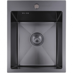 Кухонная мойка с дозатором HANSEN HS40050-C Графит 40х50